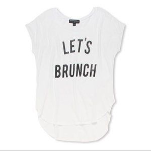 Signorelli “Let’s Brunch” White Tee